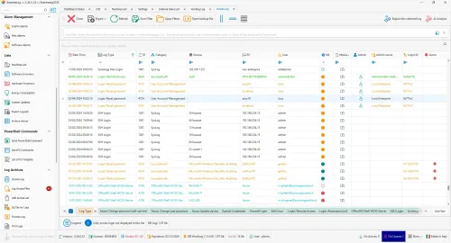 Access Log main view
